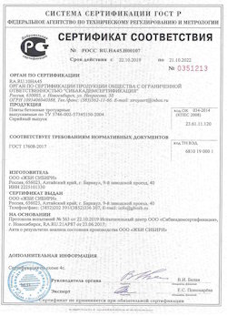 09.07.2021 Дагестанские Огни - Приложение к сертификату соответствия бетонные и тротуарные плиты. ГОСТ 17608-2017